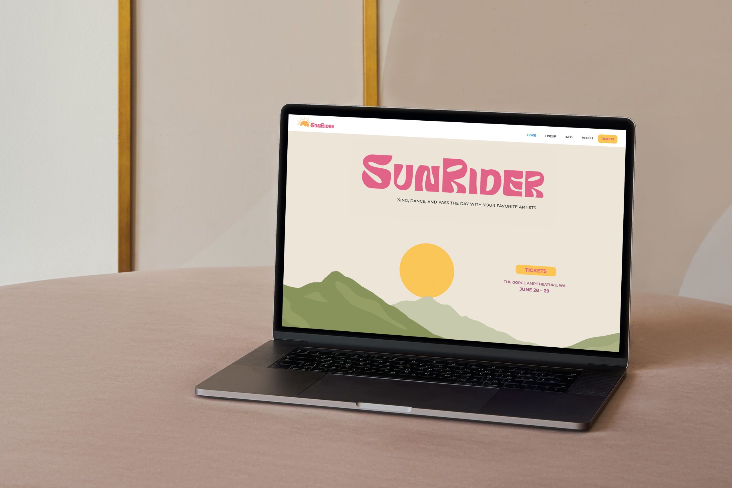 SunRider mockup